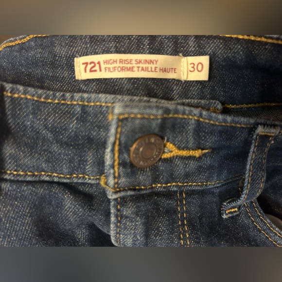 Levi’s 721 High Risk Skinny Denim Jeans - Picture 4 of 4